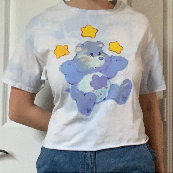 DISCONTINUED Hot Topic Care Bears Cotton Crop Top - Picture 1 of 4